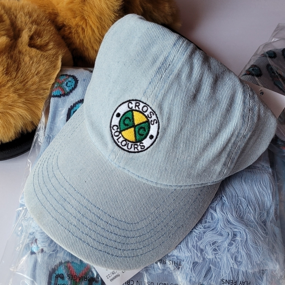 Cross Colours Adjustable Ball Cap Blue